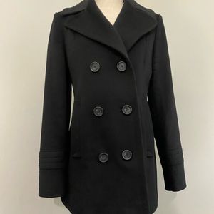 Fleurette Wool Pea Coat size 8 Luxury Wool